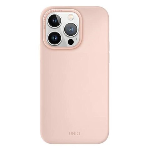 Etui UNIQ Lino Hue Magclick Charging na iPhone 14 Pro - różowe Etui UNIQ Lino Hue Magclick Charging na iPhone 14 Pro - różowe