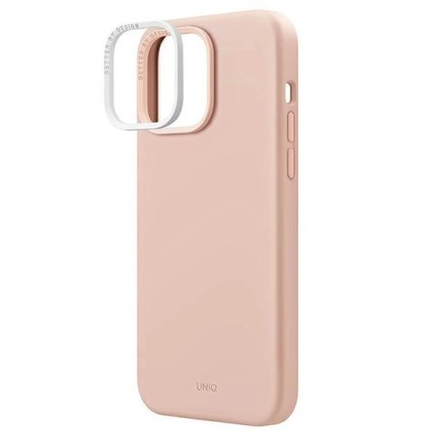 Etui UNIQ Lino Hue Magclick Charging na iPhone 14 Pro - różowe Etui UNIQ Lino Hue Magclick Charging na iPhone 14 Pro - różowe