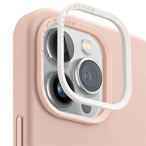 Etui UNIQ Lino Hue Magclick Charging na iPhone 14 Pro - różowe Etui UNIQ Lino Hue Magclick Charging na iPhone 14 Pro - różowe