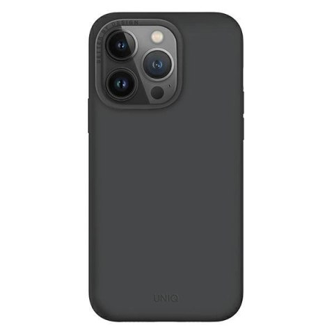 Etui UNIQ Lino Hue Magclick Charging na iPhone 14 Pro - szare Etui UNIQ Lino Hue Magclick Charging na iPhone 14 Pro - szare