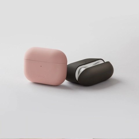 Etui UNIQ Lino Silicone na AirPods Pro - miętowe