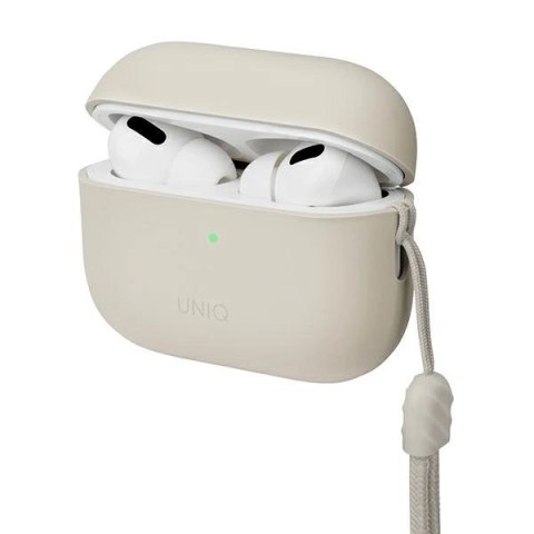 Etui UNIQ Lino na AirPods Pro 2 - beżowe Etui UNIQ Lino na AirPods Pro 2 - beżowe