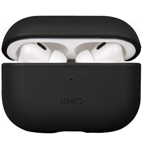 Etui UNIQ Terra Genuine Leather na AirPods Pro 2 - czarne
