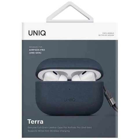 Etui UNIQ Terra na AirPods Pro 2 gen - niebieskie