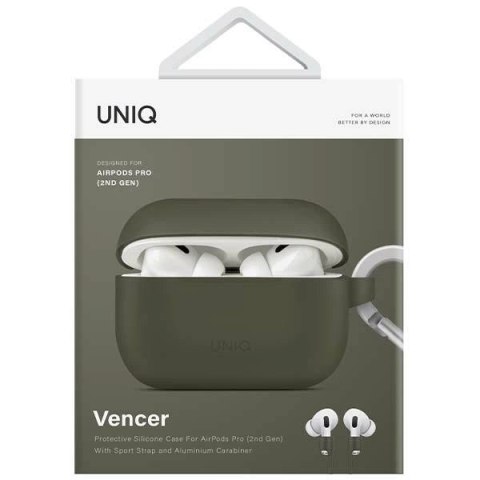Etui UNIQ Vencer na AirPods Pro 2 gen - zielone Etui UNIQ Vencer na AirPods Pro 2 gen - zielone