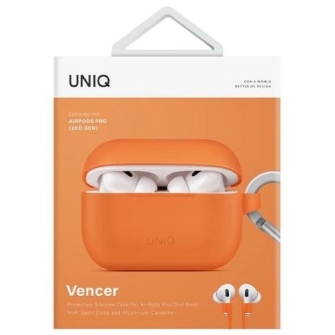 Etui UNIQ Vencer na AirPods Pro 2 - pomarańczowe Etui UNIQ Vencer na AirPods Pro 2 - pomarańczowe