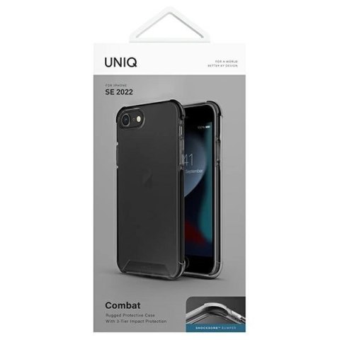 Etui Uniq Combat na iPhone 7 / 8 / SE 2020 / SE 2022 - czarne Etui Uniq Combat na iPhone 7 / 8 / SE 2020 / SE 2022 - czarne