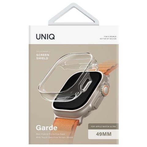 Etui Uniq Garde na Apple Watch Ultra 49 mm - przezroczyste Etui Uniq Garde na Apple Watch Ultra 49 mm - przezroczyste
