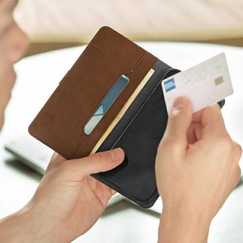 Etui Uniq Journa na iPhone 12 / iPhone 12 Pro - szare Etui Uniq Journa na iPhone 12 / iPhone 12 Pro - szare