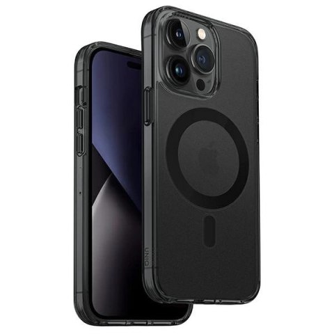 Etui Uniq LifePro Xtreme Magclick Charging na iPhone 14 Pro Max - szaro-czarne