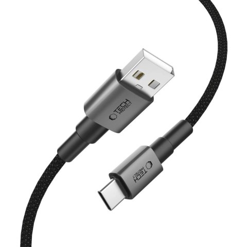Kabel Tech-Protect UltraBoost DNA USB-A / USB-C 15W/3A 100 cm - szary Kabel Tech-Protect UltraBoost DNA USB-A / USB-C 15W/3A 100 cm - szary