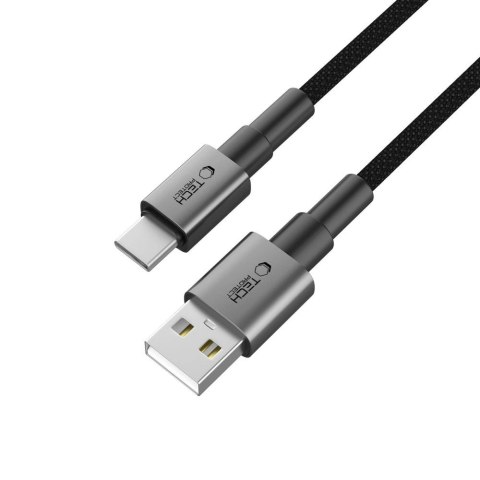 Kabel Tech-Protect UltraBoost DNA USB-A / USB-C 15W/3A 100 cm - szary Kabel Tech-Protect UltraBoost DNA USB-A / USB-C 15W/3A 100 cm - szary