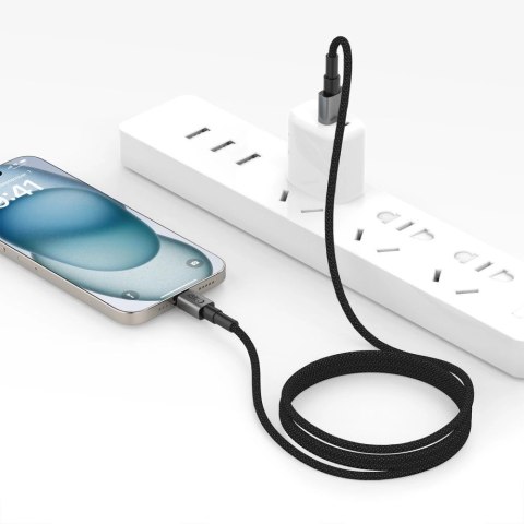 Kabel Tech-Protect UltraBoost DNA USB-A / USB-C 15W/3A 100 cm - szary Kabel Tech-Protect UltraBoost DNA USB-A / USB-C 15W/3A 100 cm - szary