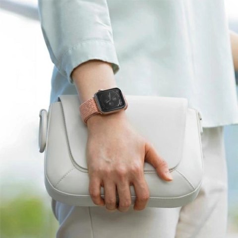Pasek UNIQ Aspen Braided na Apple Watch 1/2/3/4/5/6/7/8/SE/SE2 40/38/41mm - szary