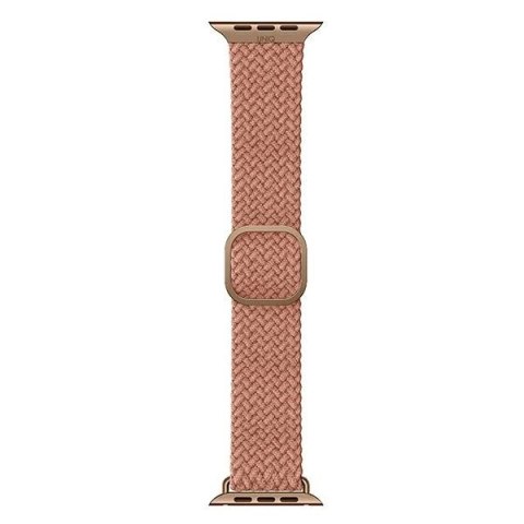 Pasek UNIQ Aspen Braided na Apple Watch 1/2/3/4/5/6/7/8/SE/SE2 44/42/45mm - różowy Pasek UNIQ Aspen Braided na Apple Watch 1/2/3/4/5/6/7/8/SE/SE2 44/42/45mm - różowy