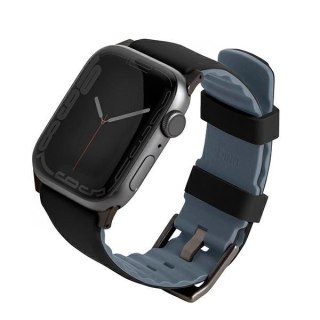 Pasek Uniq Linus Airosoft Silicone na Apple Watch 42 / 44 / 45 mm - czarny