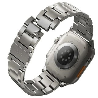 Pasek Uniq Osta Stainless Steel na Apple Watch 1/2/3/4/5/6/7/8/SE/SE2/Ultra 42/44/45/49mm - srebrny