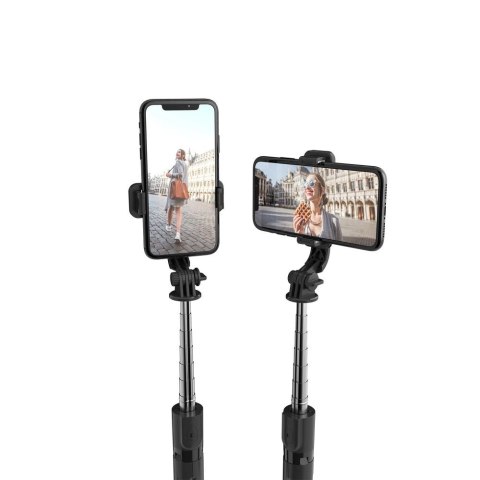 Selfie stick Tech-Protect L02S Bluetooth z tripodem do 72cm - czarny Selfie stick Tech-Protect L02S Bluetooth z tripodem do 72cm - czarny