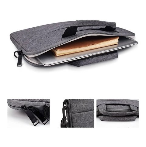 Torba Tech-Protect PocketBag na laptopa 14'' - ciemnoszara Torba Tech-Protect PocketBag na laptopa 14'' - ciemnoszara