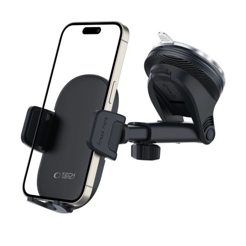 Uchwyt Tech-Protect V7 samochodowy na telefon na kokpit / kratkę nawiewu - czarny Uchwyt Tech-Protect V7 samochodowy na telefon na kokpit / kratkę nawiewu - czarny