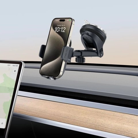Uchwyt Tech-Protect V7 samochodowy na telefon na kokpit / kratkę nawiewu - czarny Uchwyt Tech-Protect V7 samochodowy na telefon na kokpit / kratkę nawiewu - czarny