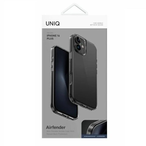 Etui UNIQ Air Fender na iPhone 16 Plus - szare