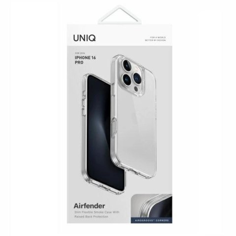 Etui UNIQ Air Fender na iPhone 16 Pro - przezroczyste