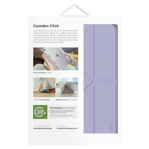 Etui UNIQ Camden Click na iPad Air 11" (2024) - fioletowe