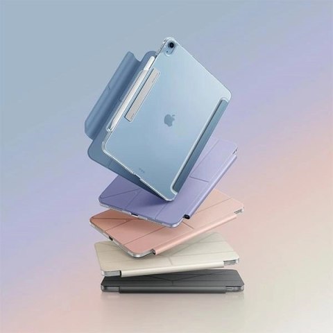 Etui UNIQ Camden Click na iPad Air 11" (2024) - niebieskie