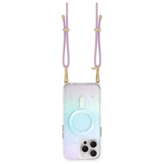 Etui UNIQ Coehl Celest Magnetic Charging na iPhone 16 Pro Max - opalizujące