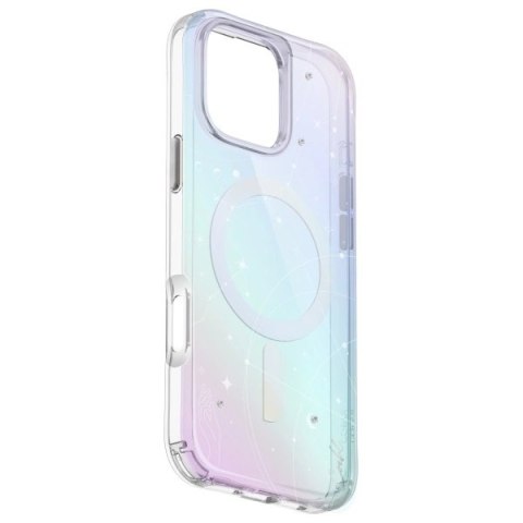 Etui UNIQ Coehl Celest Magnetic Charging na iPhone 16 Pro Max - opalizujące