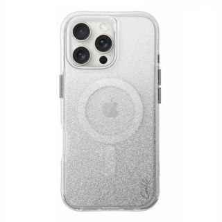 Etui UNIQ Coehl Lumino Magnetic Charging na iPhone 16 Pro Max - srebrne