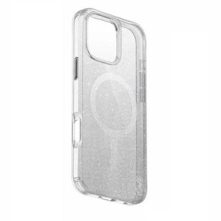 Etui UNIQ Coehl Lumino Magnetic Charging na iPhone 16 Pro Max - srebrne