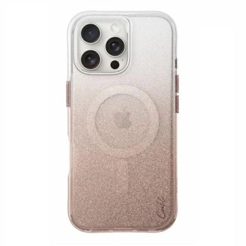 Etui UNIQ Coehl Lumino Magnetic Charging na iPhone 16 Pro Max - złote Etui UNIQ Coehl Lumino Magnetic Charging na iPhone 16 Pro Max - złote