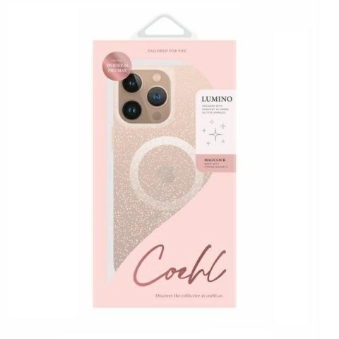 Etui UNIQ Coehl Lumino Magnetic Charging na iPhone 16 Pro Max - złote Etui UNIQ Coehl Lumino Magnetic Charging na iPhone 16 Pro Max - złote