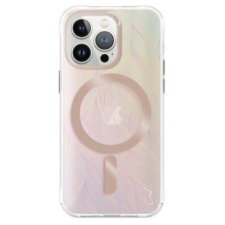 Etui UNIQ Coehl Willow Magnetic Charging do iPhone 15 Pro - opalizujące
