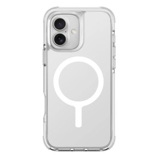 Etui UNIQ Combat Magclick Charging z MagSafe na iPhone 16 - białe