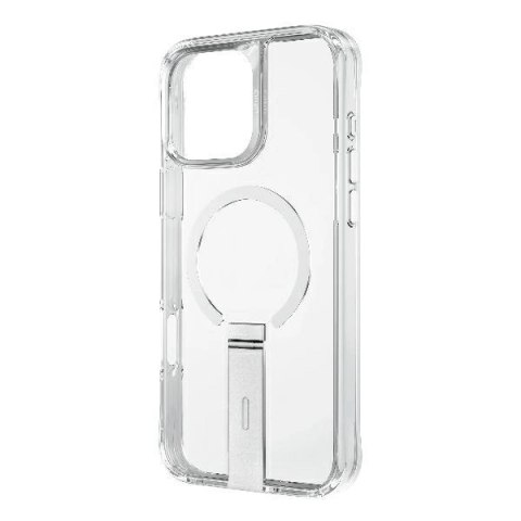Etui UNIQ Eleva with Vertica Stand na iPhone 16 Pro - przezroczyste Etui UNIQ Eleva with Vertica Stand na iPhone 16 Pro - przezroczyste