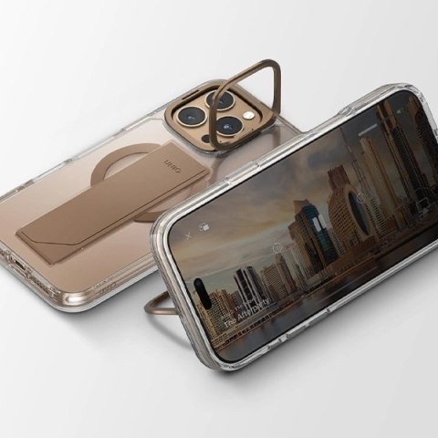 Etui UNIQ Heldro Max Magclick Charging na iPhone 16 Pro Max - przezroczyste