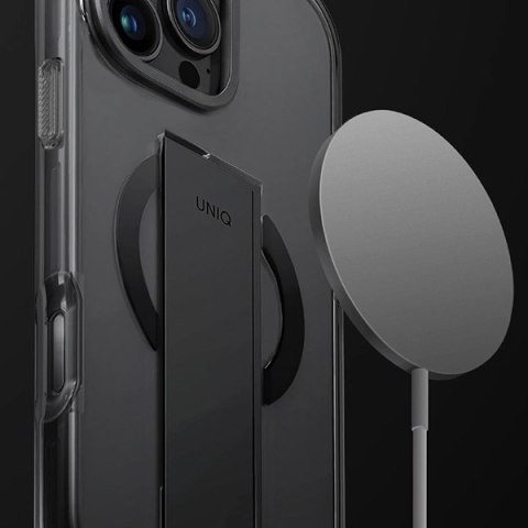 Etui UNIQ Heldro Max Magclick Charging na iPhone 16 Pro Max - przezroczyste