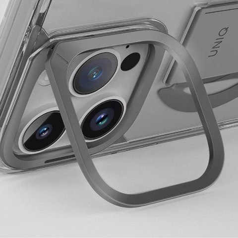 Etui UNIQ Heldro Max Magclick Charging na iPhone 16 Pro Max - przezroczyste