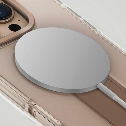 Etui UNIQ Heldro Max Magclick Charging na iPhone 16 Pro Max - przezroczyste