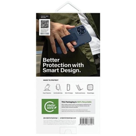 Etui UNIQ Heldro Mag Magclick Charging na iPhone 15 Pro Max - przezroczyste