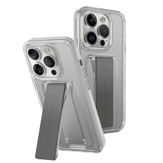 Etui UNIQ Heldro Mount na iPhone 15 Pro Max 6.7" z podstawką - przezroczyste