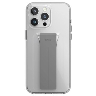 Etui UNIQ Heldro Mount na iPhone 15 Pro Max 6.7" z podstawką - przezroczyste
