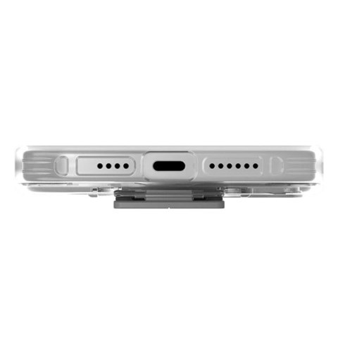 Etui UNIQ Heldro Mount na iPhone 15 Pro Max 6.7" z podstawką - przezroczyste