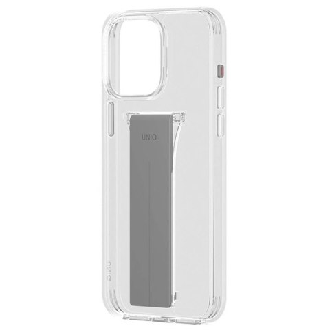 Etui UNIQ Heldro Mount na iPhone 15 Pro Max 6.7" z podstawką - przezroczyste