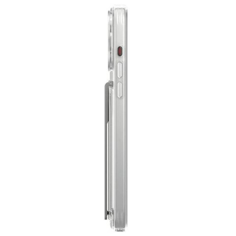 Etui UNIQ Heldro Mount na iPhone 15 Pro Max 6.7" z podstawką - przezroczyste