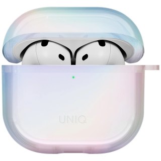 Etui UNIQ Iridescia na AirPods 4 Hang Case - holo biał