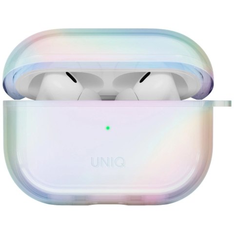 Etui UNIQ Iridescia na AirPods Pro 2 Hang Case - holo białe